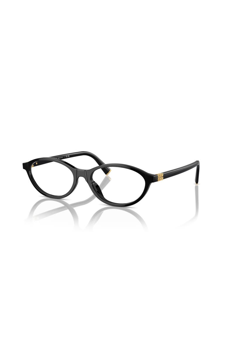 Miu Miu 54mm Oval optical glasses, Main, color, Black