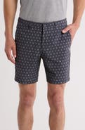 ORIGINAL PENGUIN GOLF TV Print Stretch Twill Golf Shorts