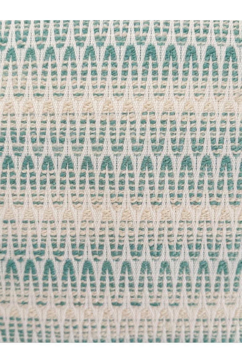 Summer Twist Indoor Outdoor Pillow, Alternate, color, Aqua
