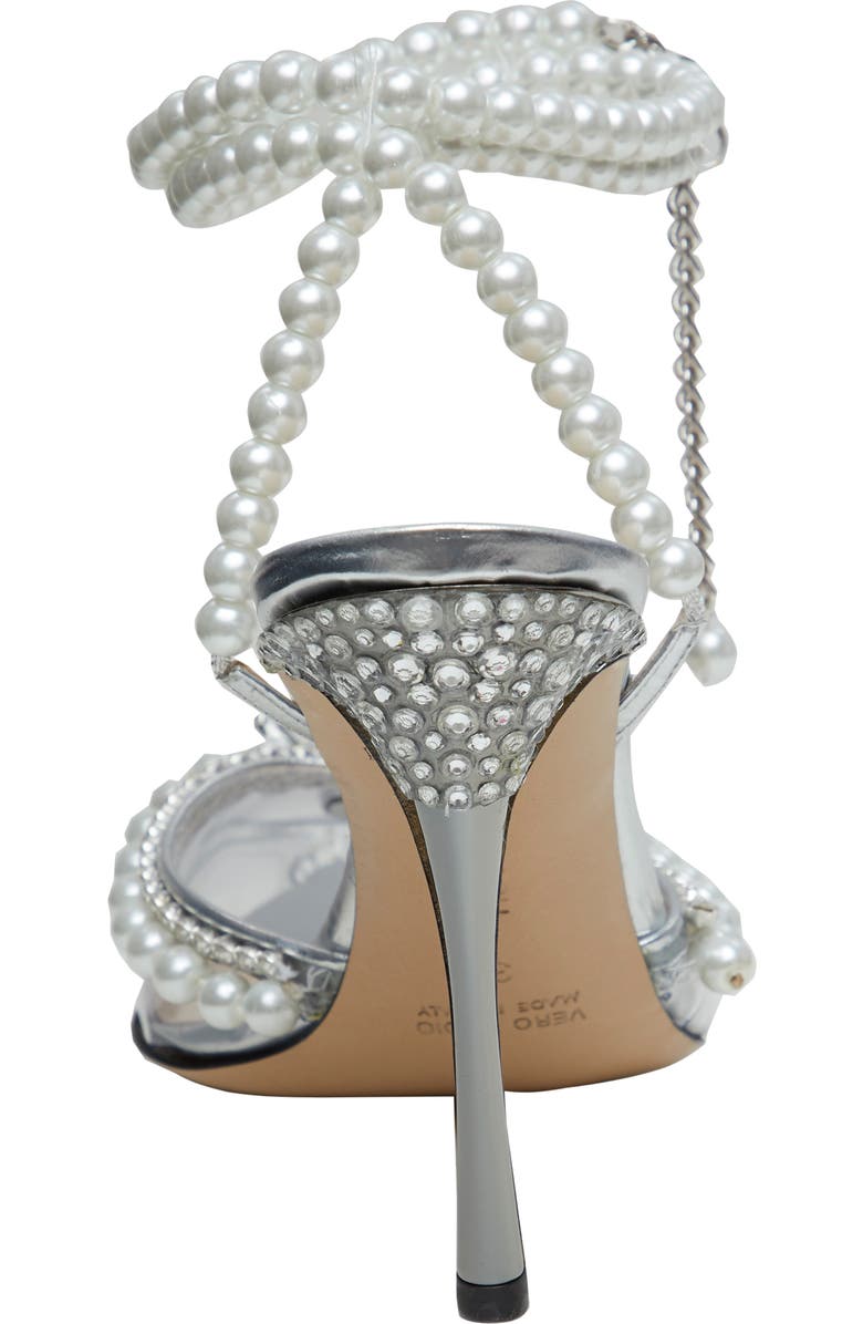 Mach & Mach Diamond of Elizabeth Imitation Pearl Pointed Toe Pump, Alternate, color,