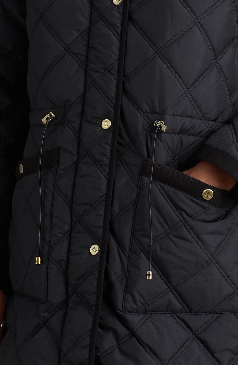 Lauren Ralph Lauren Quilted Hooded Parka, Alternate, color,