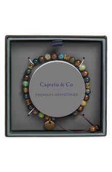 Caputo & Co. Men's Balance Semiprecious Stone Bracelet