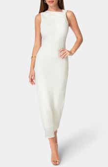 Twist Neck Sleeveless Body-Con Dress