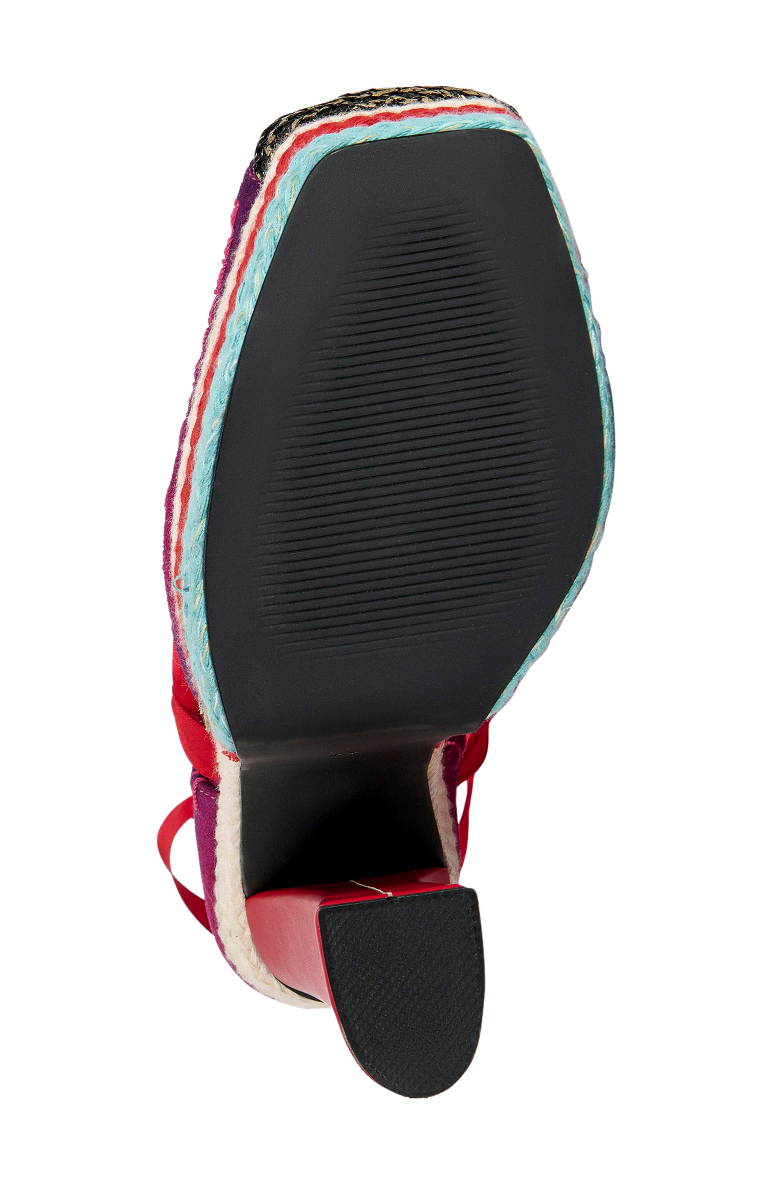 AZALEA WANG Fonteyn Ankle Wrap Platform Sandal, Alternate, color, 