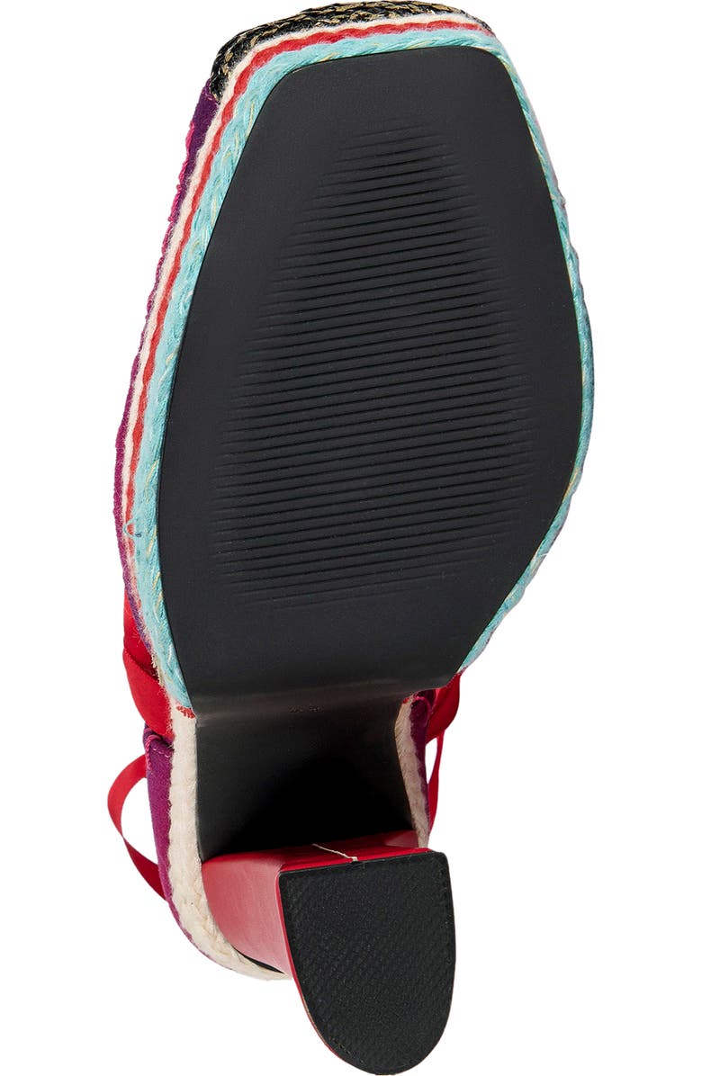 AZALEA WANG Fonteyn Ankle Wrap Platform Sandal, Alternate, color,