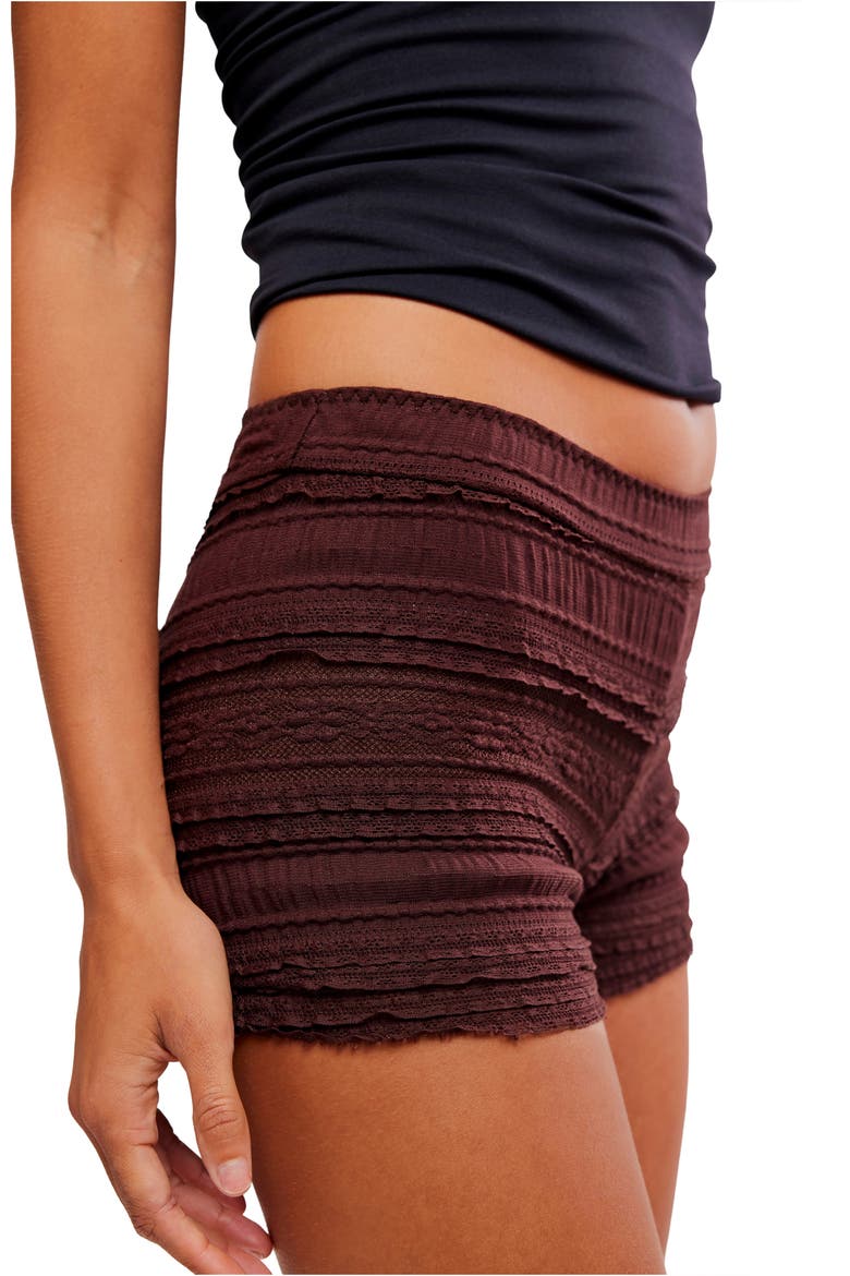 Intimately FP Front Row Shorties, Alternate, color, CHOCOLATE
