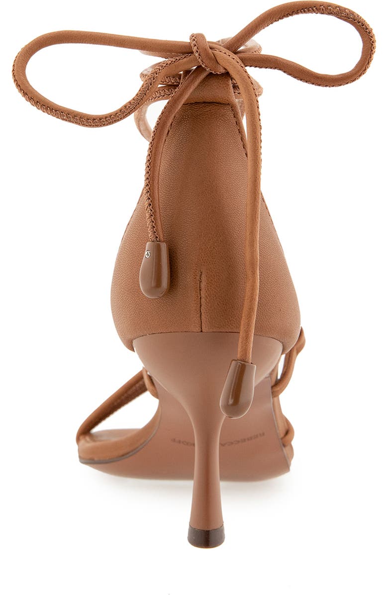 Rebecca Minkoff Lilibet Ankle Tie Sandal, Alternate, color, Cognac