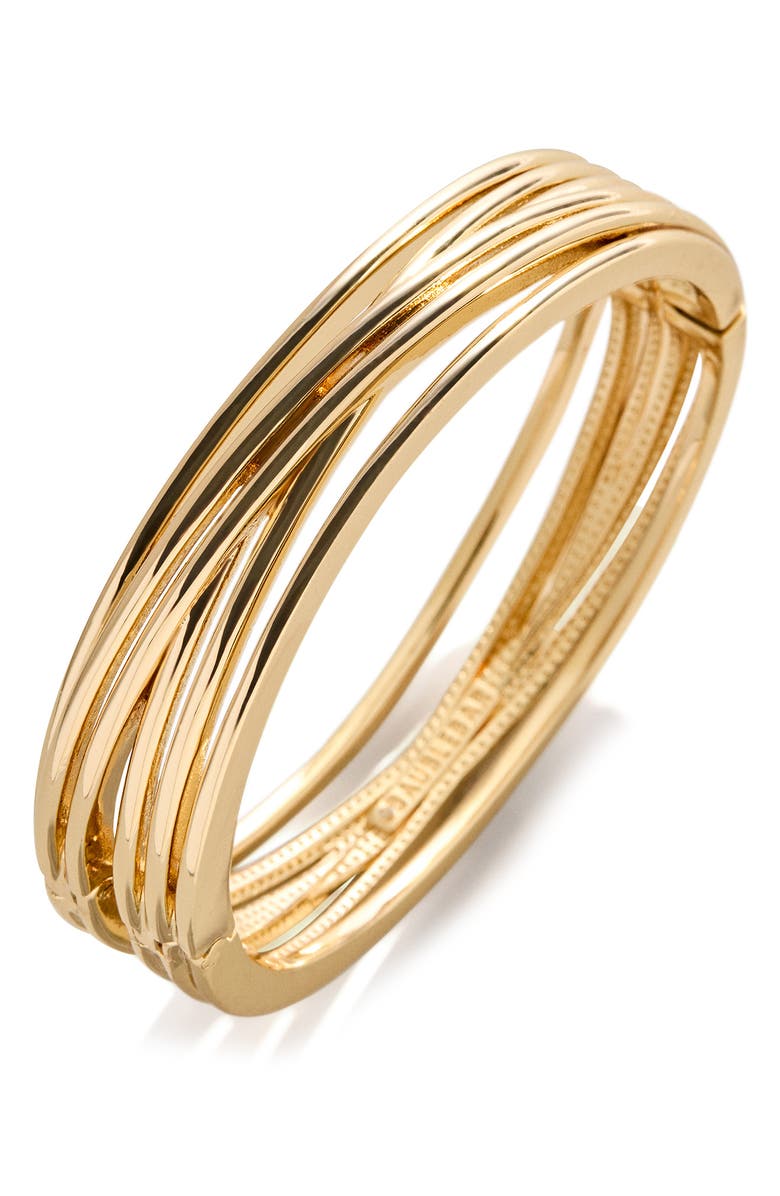 BaubleBar Iman Layered Bangle Bracelet, Main, color, Gold