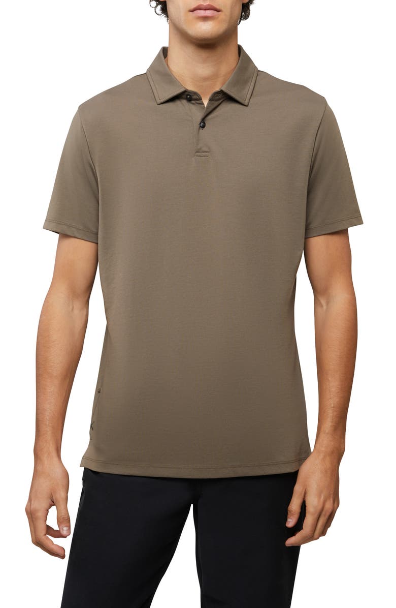 Cuts Coz Split Hem Polo, Main, color, Shadow Green