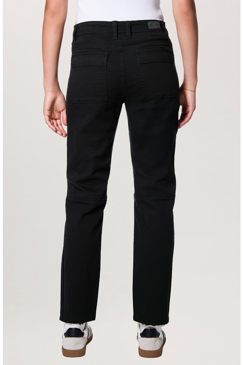 Robby Slim Straight Utility Pants, Alternate, color, BLACK
