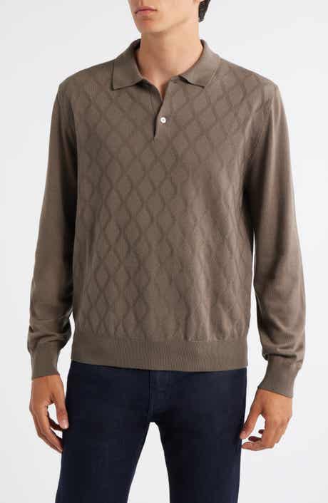 Canali Wool Polo Sweater