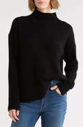 ALICE + OLIVIA Melie Mock Neck Cashmere Sweater