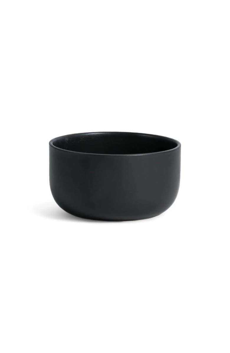 Gharyan Stoneware Youlha Serving Bowl, Main, color, Matte Black