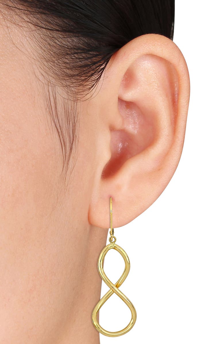 DELMAR Figure Eight Leverback Earrings, Alternate, color, 