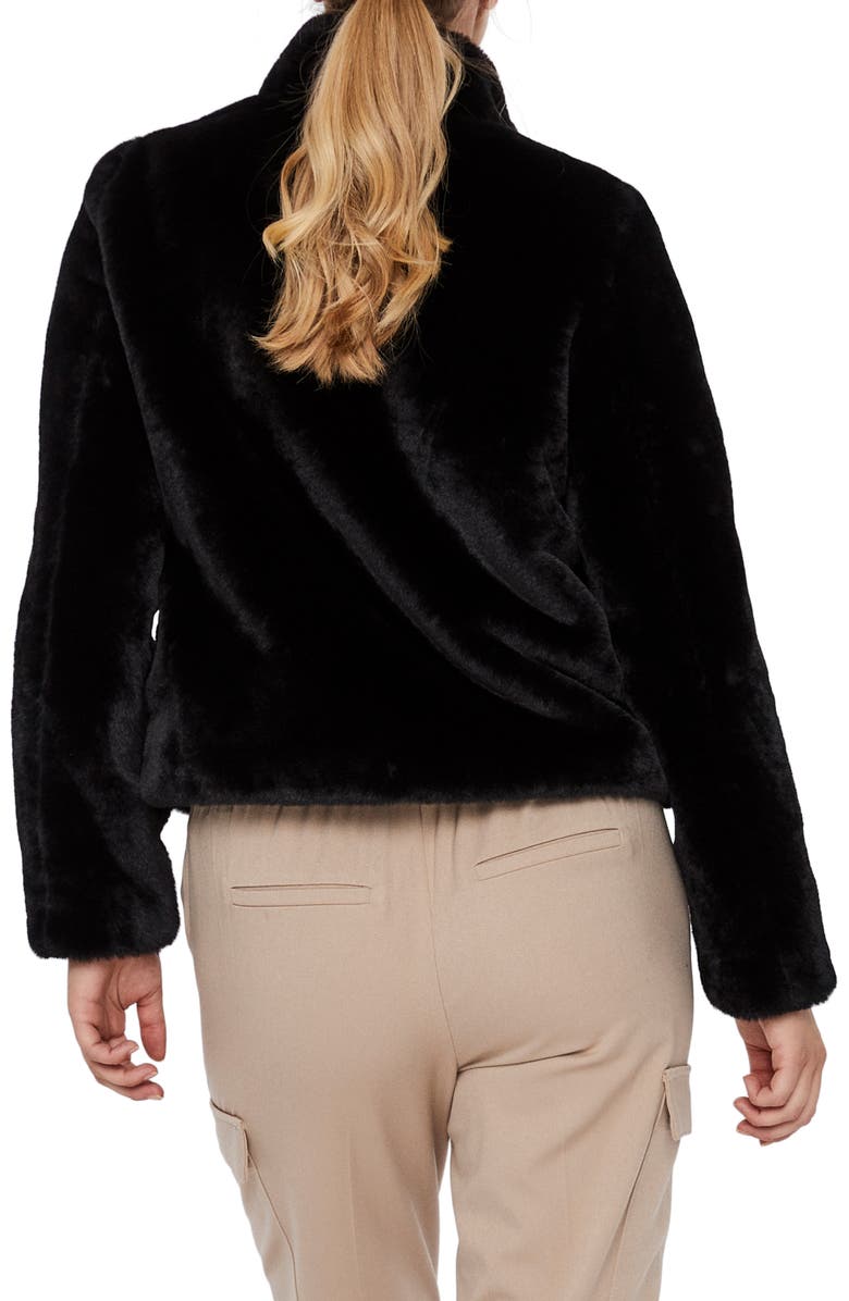 VERO MODA Thea Faux Fur Jacket, Alternate, color,