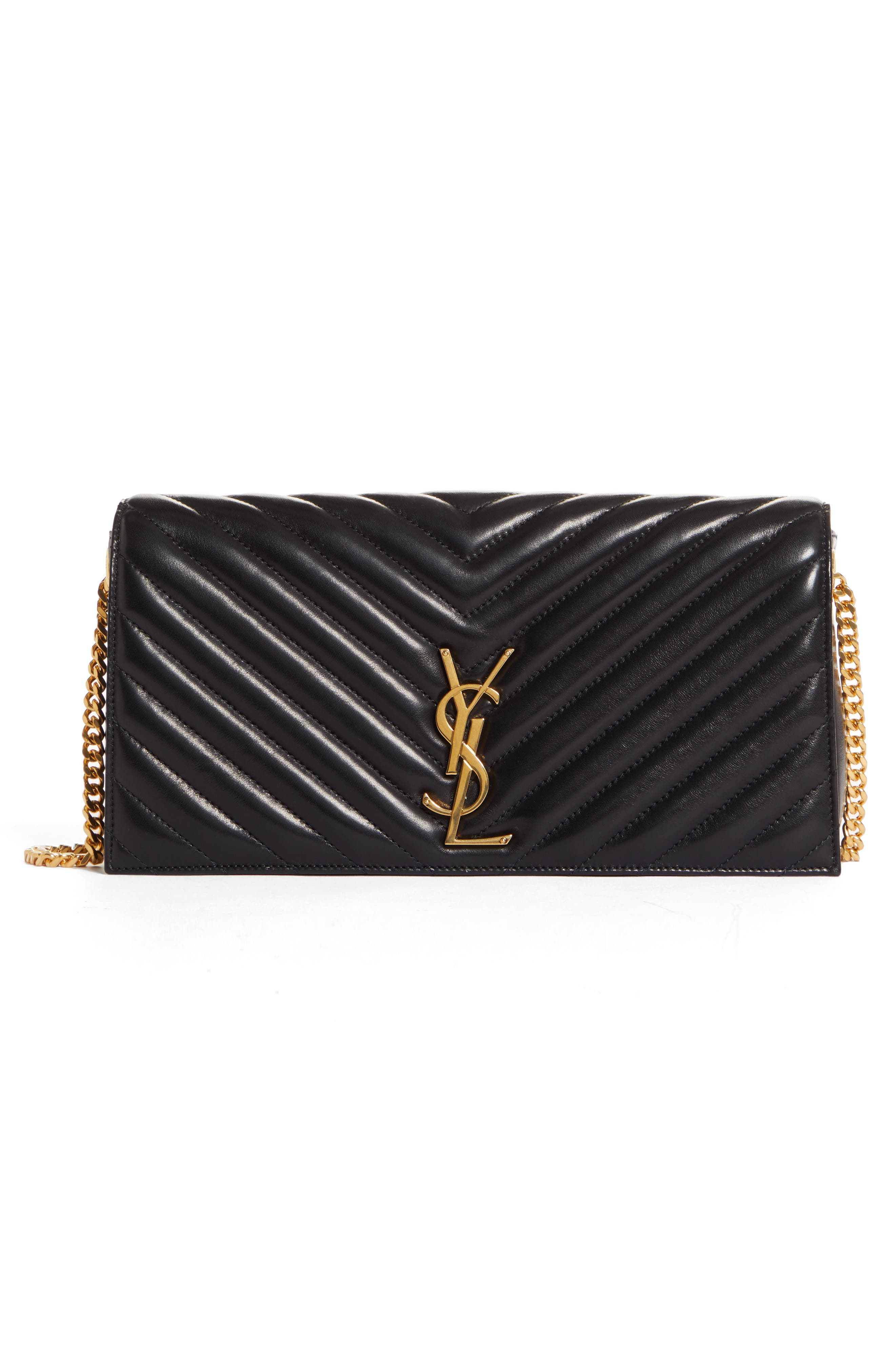 Saint Laurent Kate Matelassé Leather Crossbody Bag, Alternate, color, 