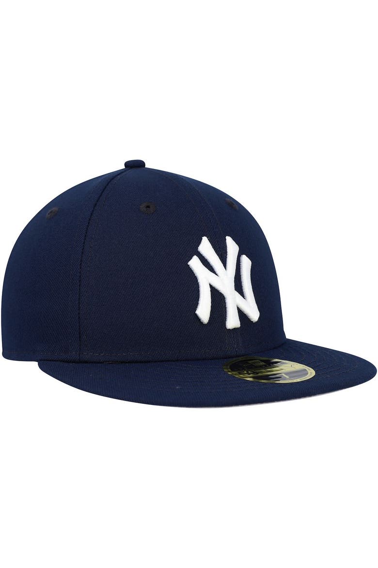 Men's New Era Navy New York Yankees Oceanside Low Profile 59FIFTY Fitted Hat, Alternate, color, Navy
