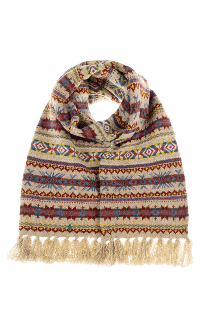 Polo Ralph Lauren Fairisle Scarf, Alternate, color, Bright Multi