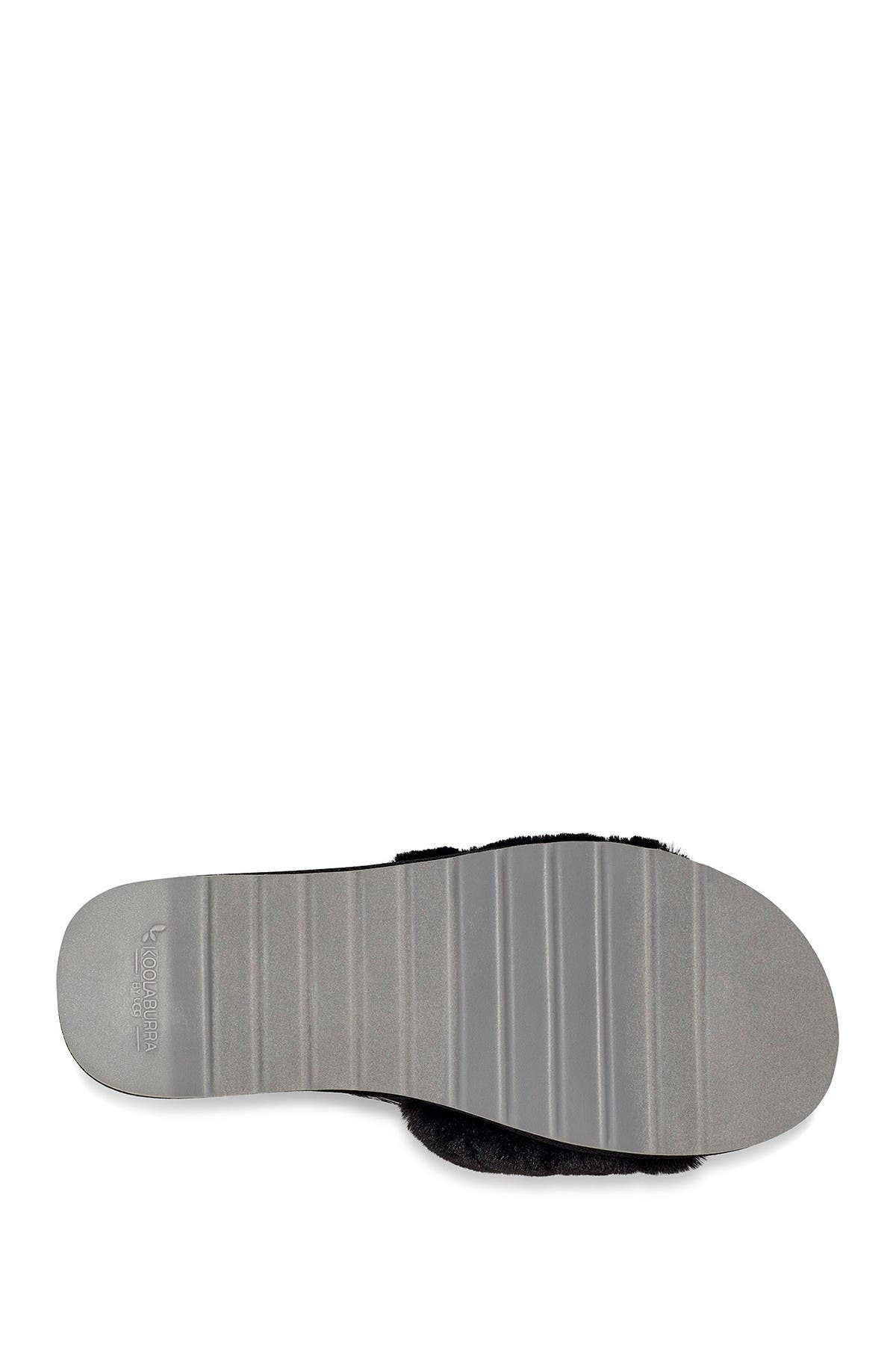 Koolaburra by UGG<sup>®</sup> KOOLABURRA BY UGG Fuzzin Faux Fur II Slide Slipper, Alternate, color, 