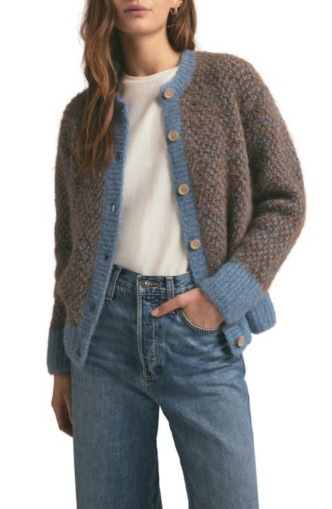 トップス cardoncello1piu1uguale3 CARDIGAN WH AlphaGZ Cardigan in light grey melange color