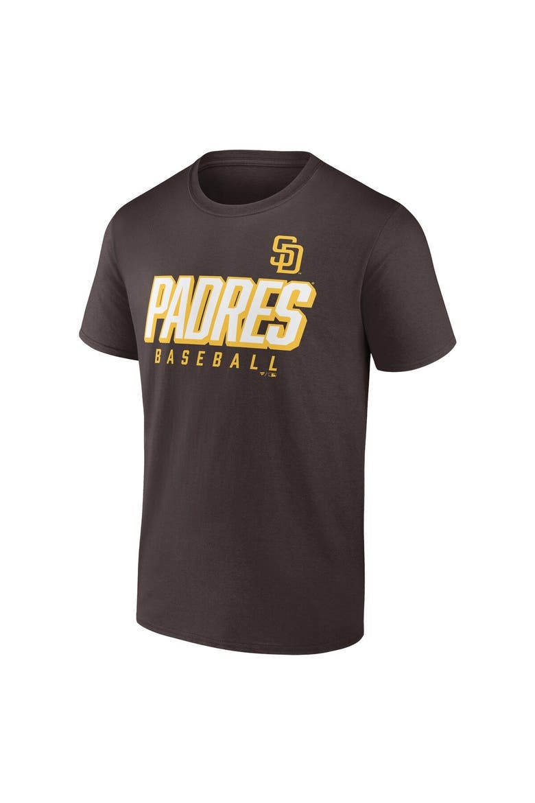 Men's Fanatics Branded Brown/Gold San Diego Padres Player Pack T-Shirt Combo Set, Alternate, color, Black