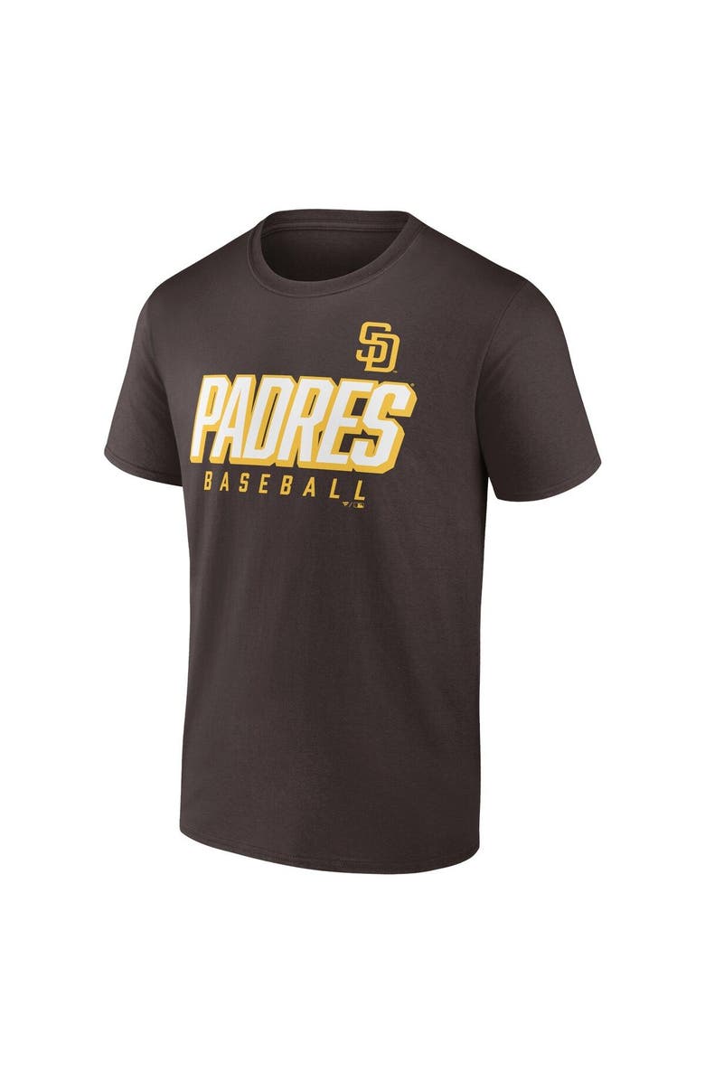 FANATICS Men's Fanatics Branded Brown/Gold San Diego Padres Player Pack T-Shirt Combo Set, Alternate, color, Black