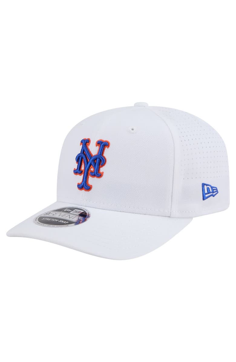 New Era Men's New Era White New York Mets COOLERA 9SEVENTY Adjustable Hat, Main, color, White