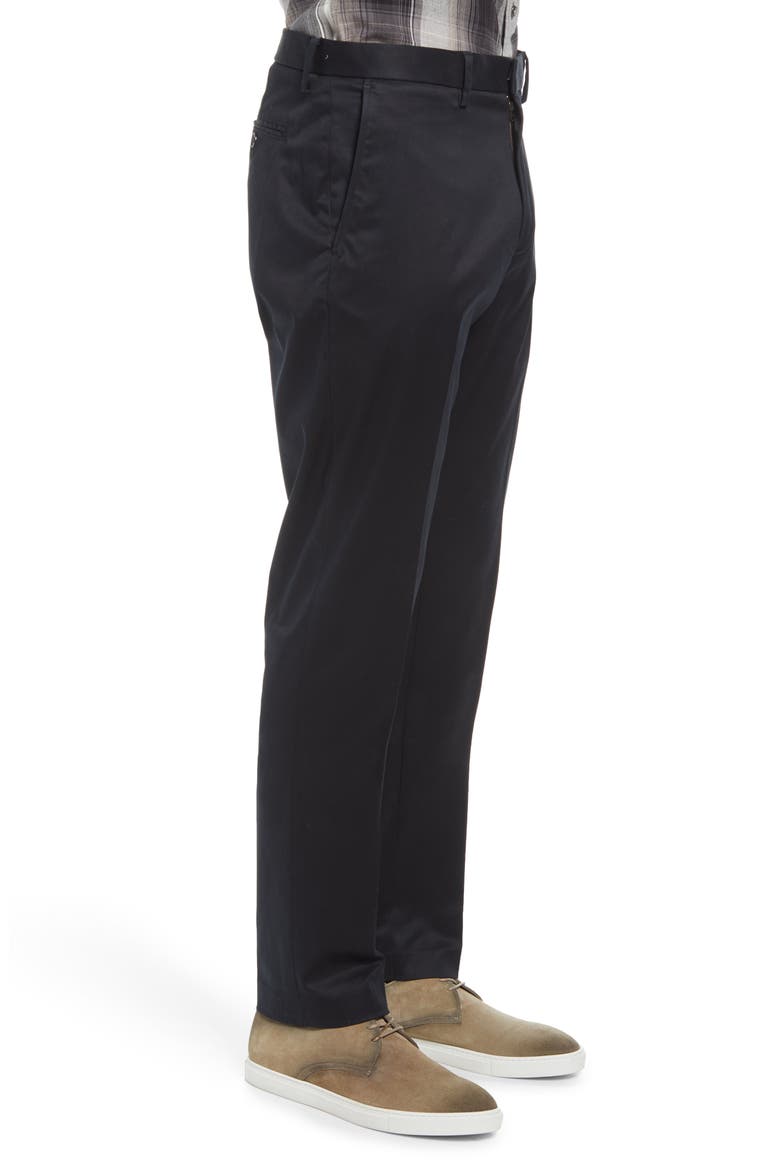 Men's Athletic Fit Leg Non-Iron Chinos, Alternate, color, BLACK