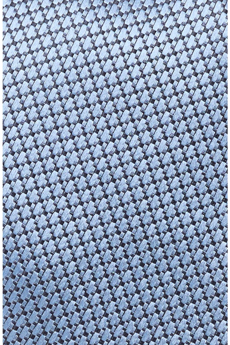 Geometric Silk Tie, Alternate, color, BRIGHT BLUE SOLID