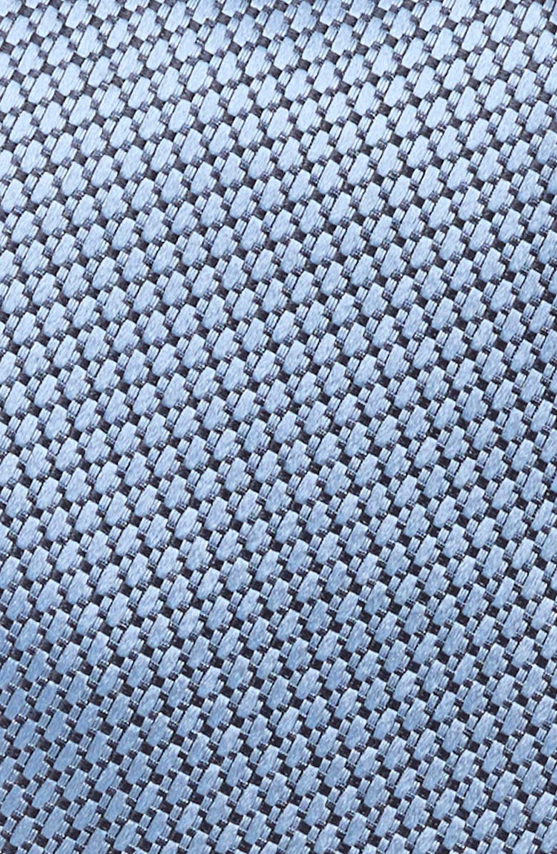 ZEGNA TIES Geometric Silk Tie, Alternate, color, Bright Blue Solid