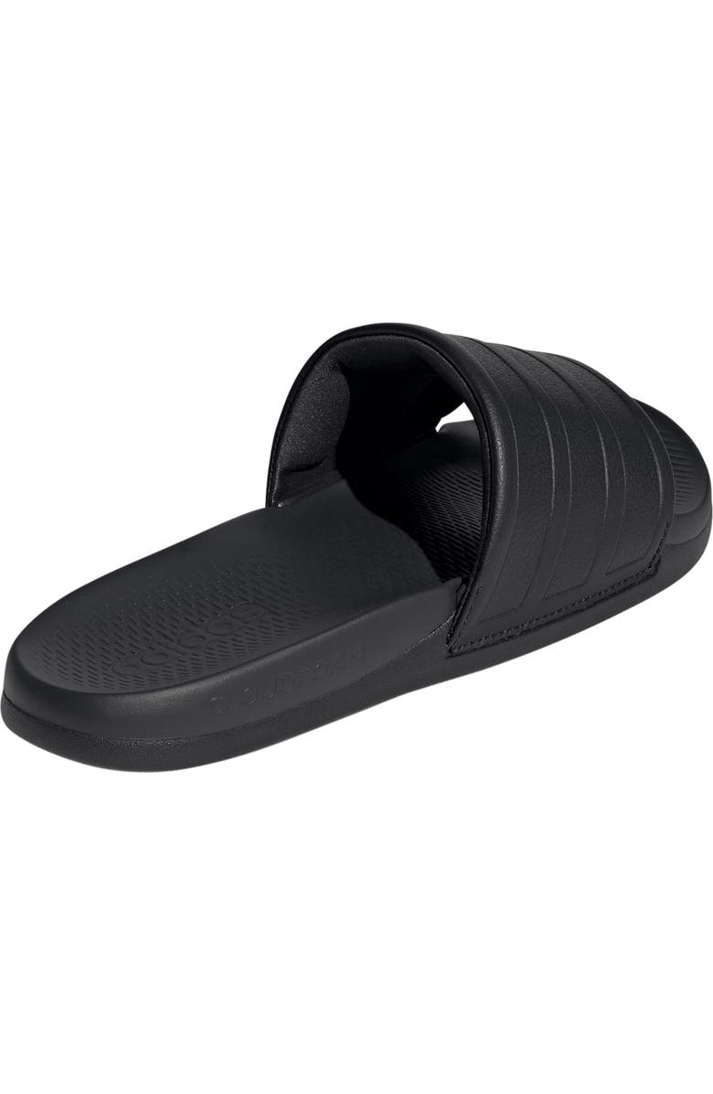 adidas Adilette Comfort Slide Sandal, Alternate, color, Core Black/ Core Black/ Carbon