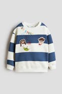 H&M Printed Brushed-Inside Sweatshirt