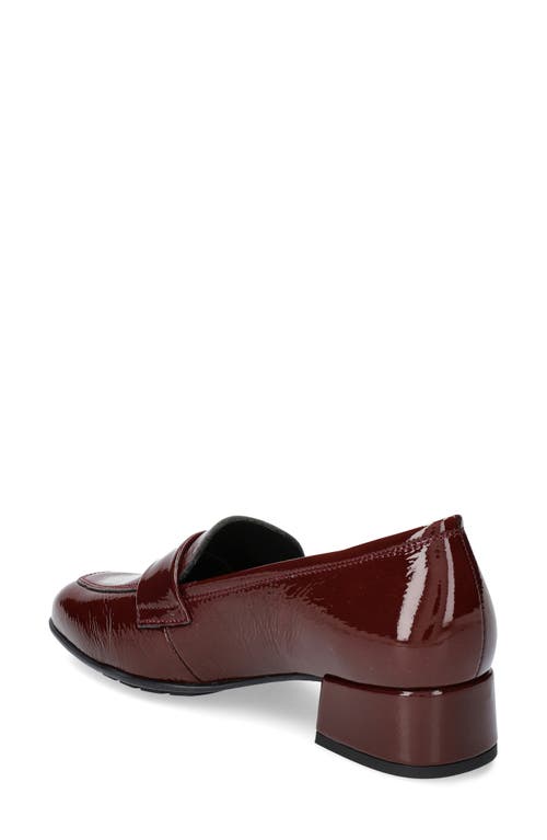 Mephisto Josephine Loafer In Burgundy