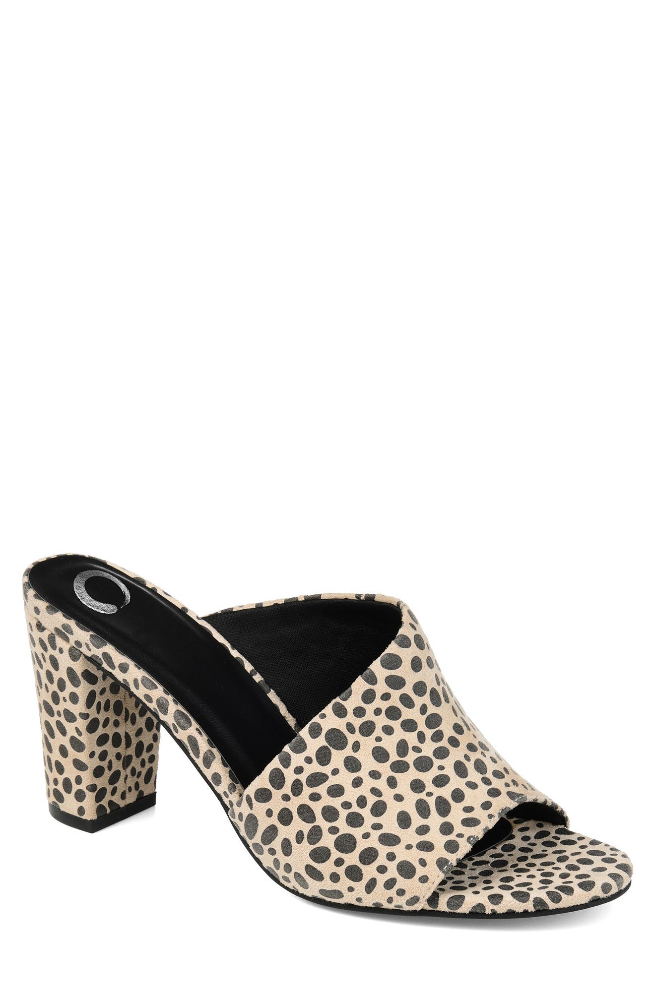 Journee Collection Allea Block Heel Mule - Wide Width