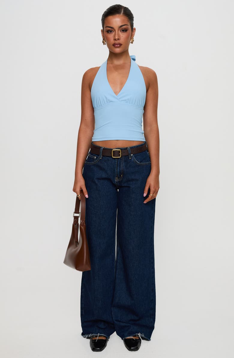 Princess Polly Whimsy Halter Top, Alternate, color, Blue