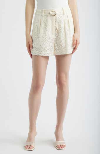 Lori Pleat Lace Shorts