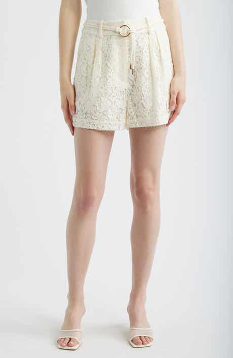Lori Pleat Lace Shorts