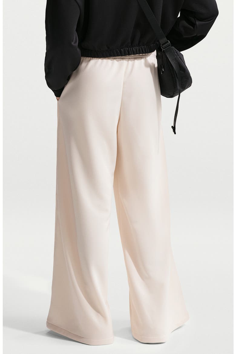 Sportswear Wide Leg Track Pants, Alternate, color, CHALK/ CHALK/ BLACK