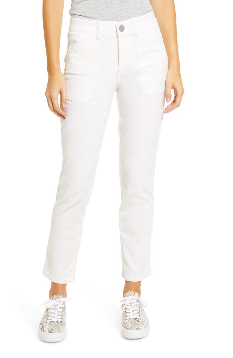 Wit & Wisdom 'Ab'Solution High Waist Straight Leg Utility Jeans, Main, color, 