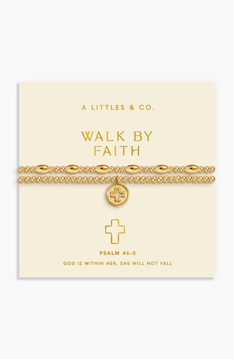 Faith A Little 'Walk By Faith' Bracelet