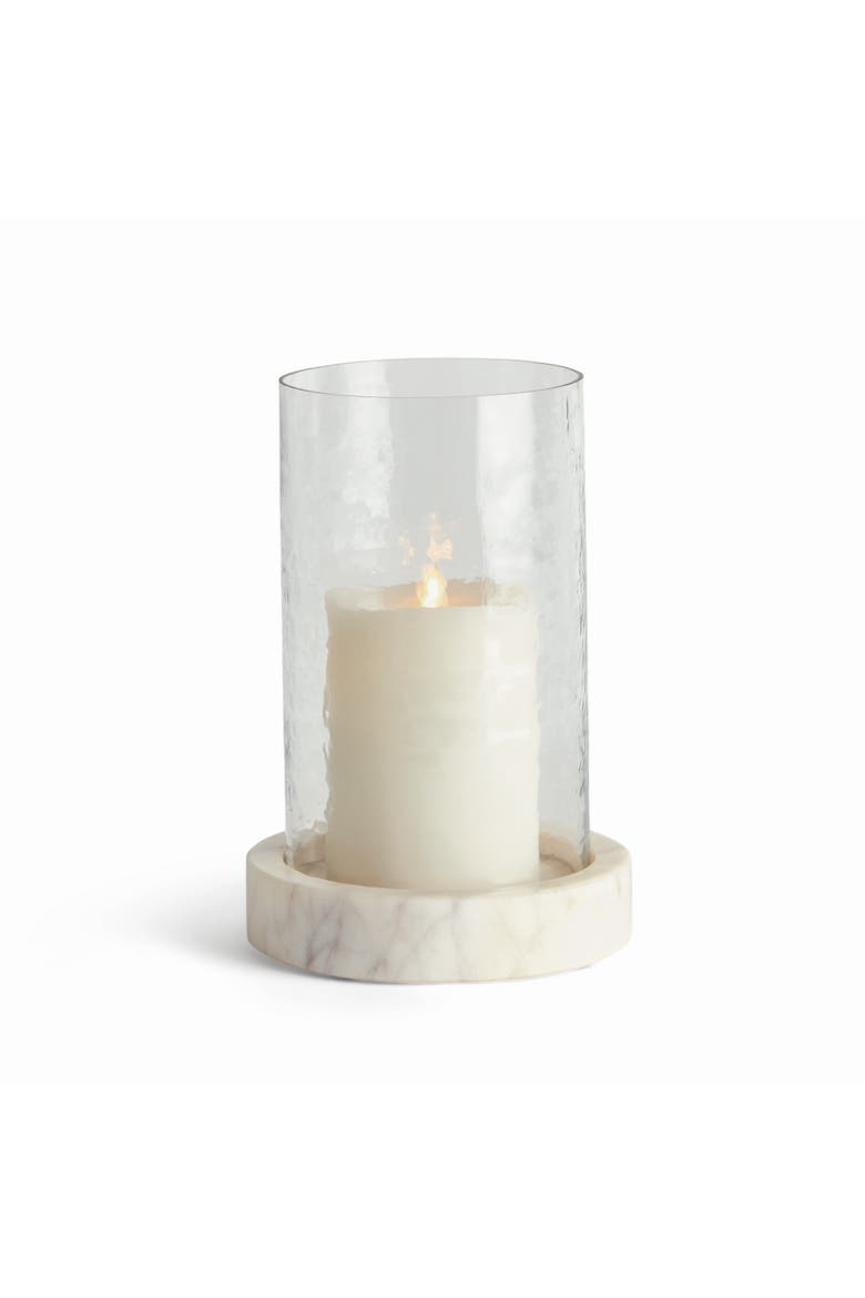 Claire Hurricane Candleholder, Main, color, White