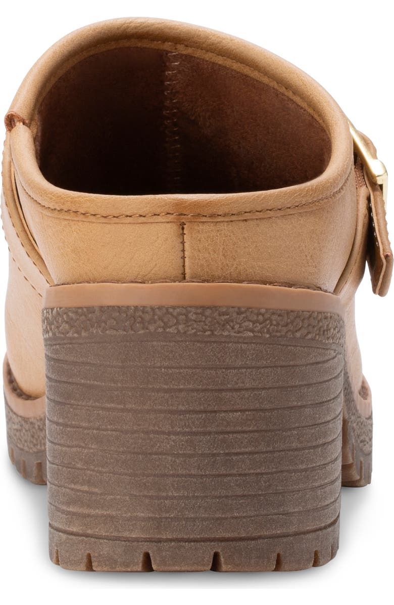 Eastland Nola Block Heel Lug Sole Clog, Alternate, color, Light Tan
