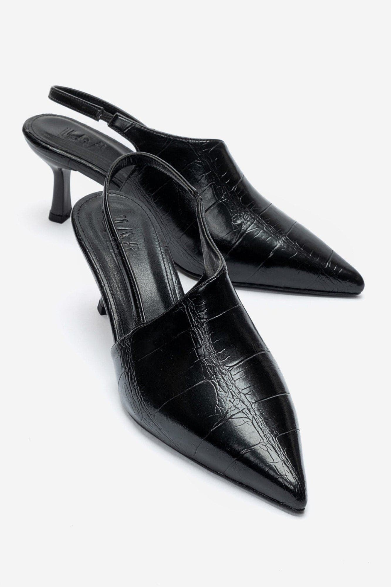 Yarel Stiletto Slingback Pump, Alternate, color, Black Print