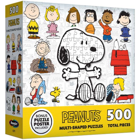 Roseart Mini Shaped Peanuts 500 Piece Puzzle