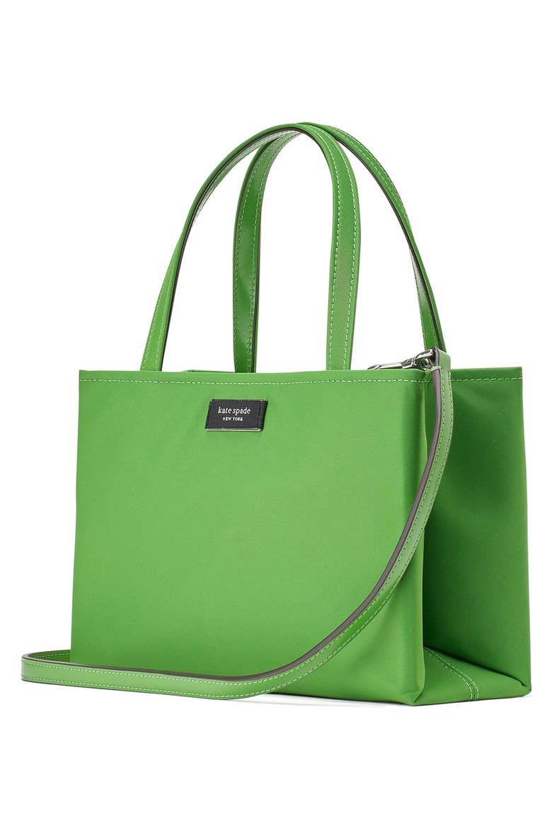 small sam icon convertible recycled nylon tote, Alternate, color, KS GREEN