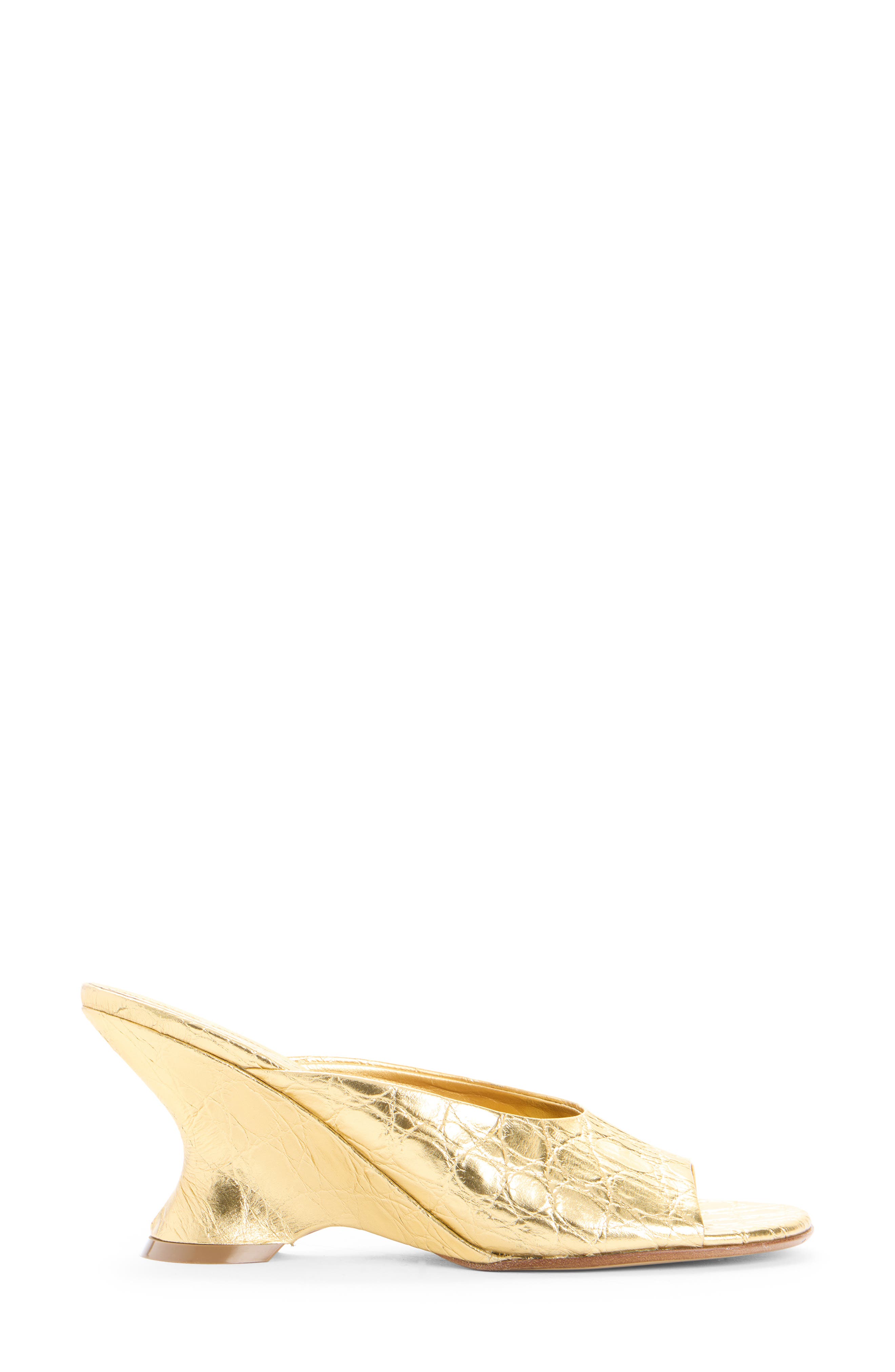 Dries Van Noten Wedge Slide Sandal, Alternate, color, 954 Gold