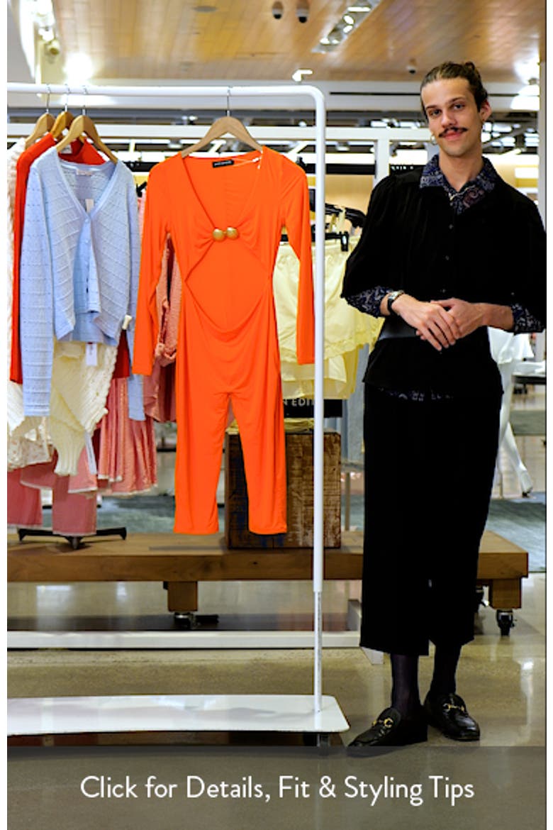 V-Cutout Capri Jumpsuit video