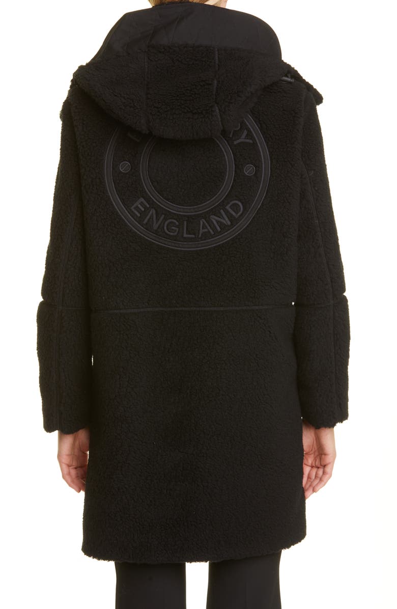 Burberry Women's Bolney Bushley Hooded Wool Blend Coat, Alternate, color, 