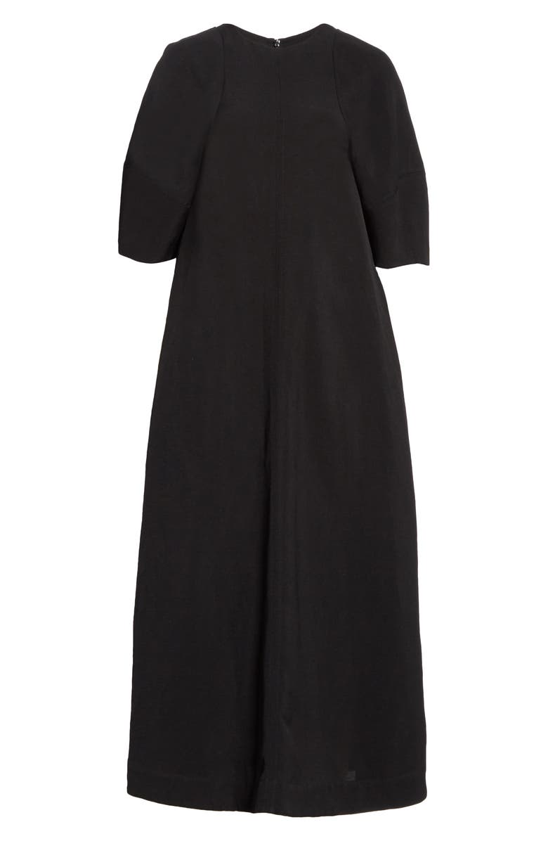 CO Puff Sleeve Midi Dress, Alternate, color, 