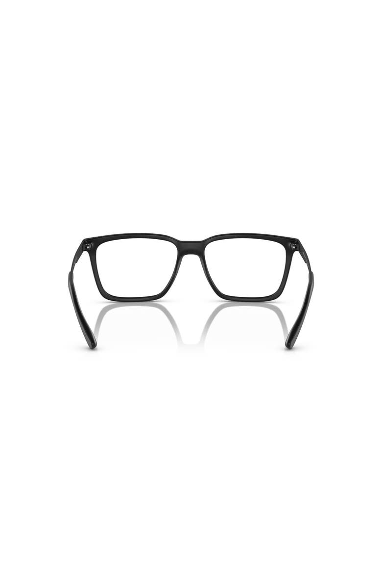 Armani Exchange 55mm Rectangle optical glasses, Alternate, color, Black